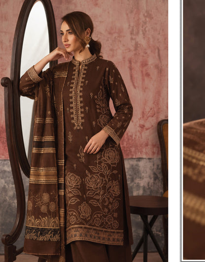 Brown Shokh Chunchal suit, alternate outfit view