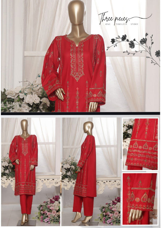 BIN SAEED | STITCHED EMBROIDERED KHADDAR 2PC COLLECTION