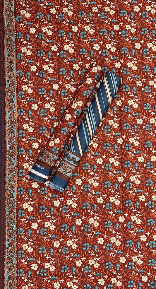 Bin Saeed | 3pc Unstitched Printed Khaddar Collection