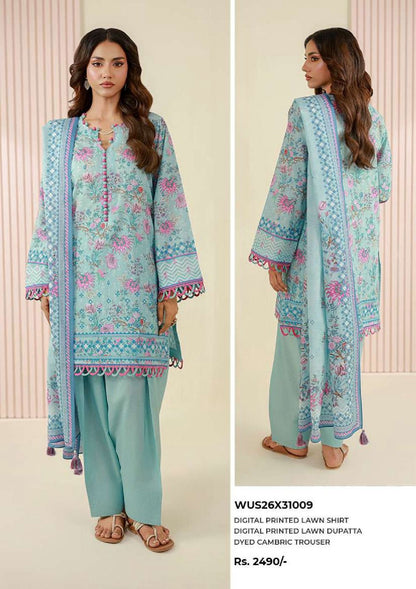 Zellbury | Unstitch 3 Pc Printed lawn Collection
