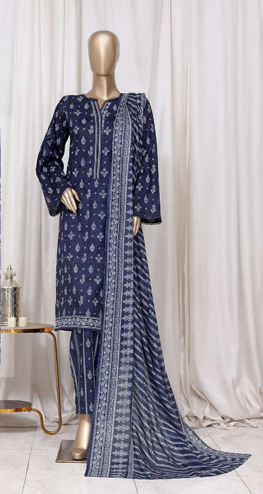Bin Saeed | Stitched 3pc Printed Cotton Collection
