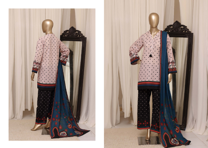 Sada Bahar | Stitched Printed Short Shirt Khaddar  With Flapper Trouser