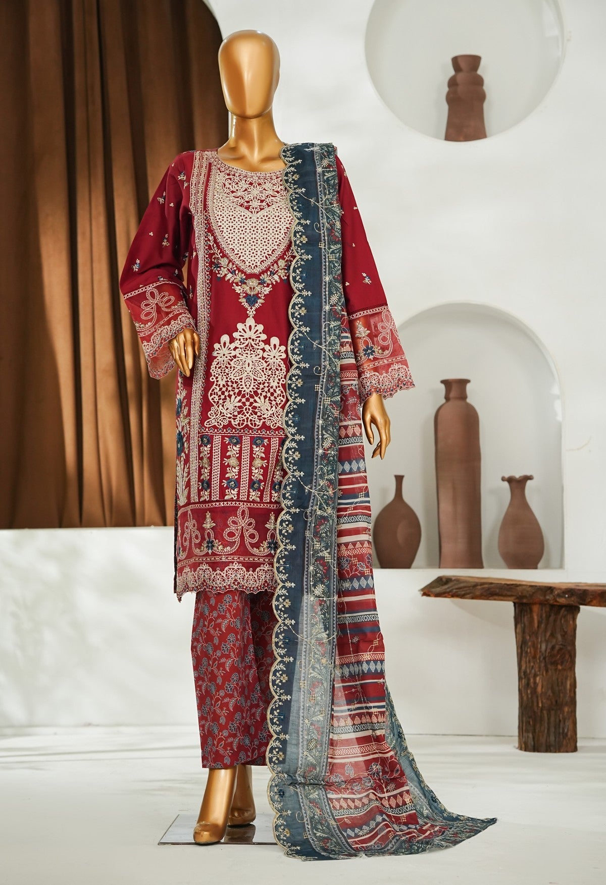 Bin Saeed | Stitch 3 Pc Luxury Embroidered Lawn Collection