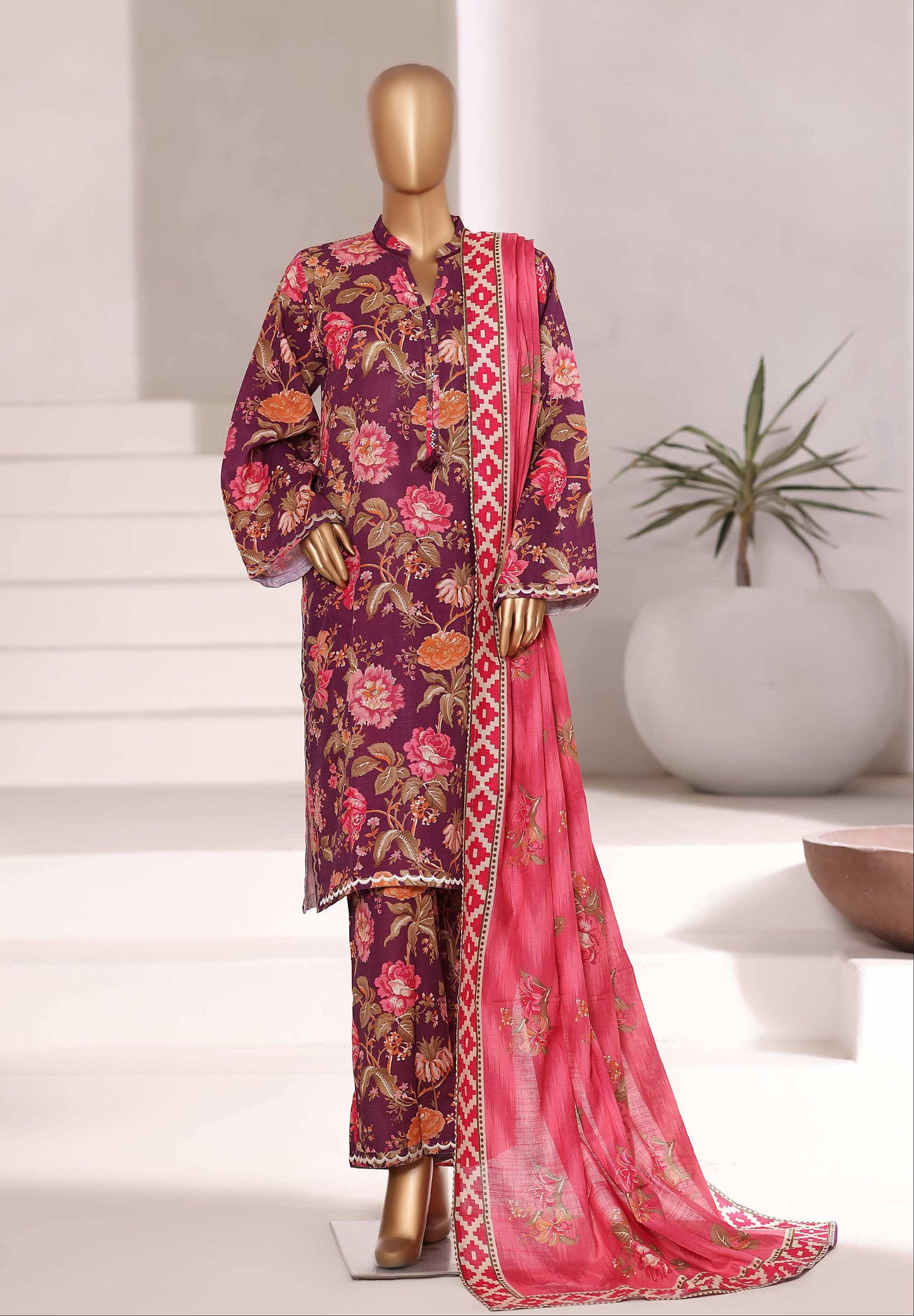 Sada Bahar | Stitched 3 Pc Embroidered Khaddar Collection