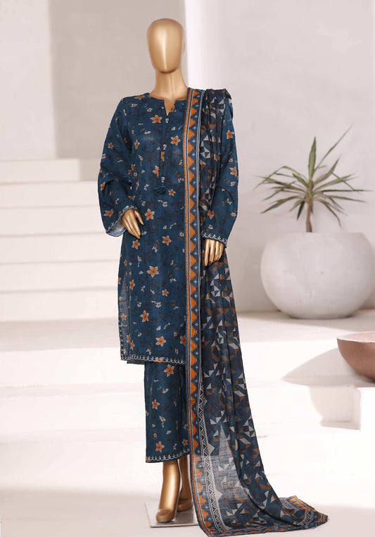 Sada Bahar | Stitched 3 Pc Embroidered Khaddar Collection