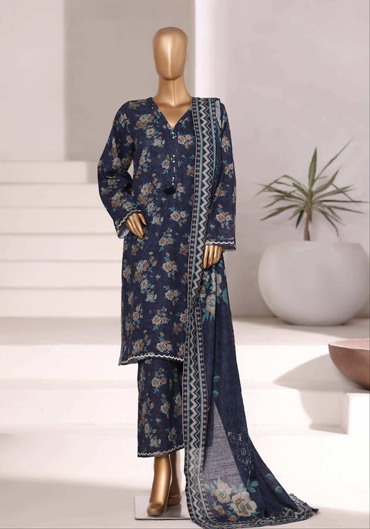Sada Bahar | Stitched 3 Pc Embroidered Khaddar Collection