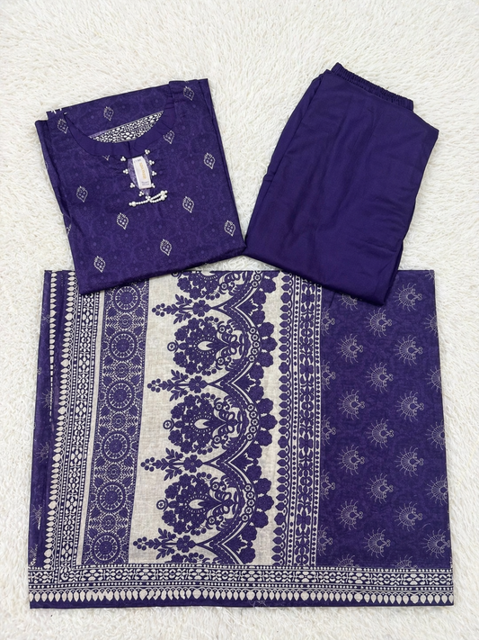 Bin Saeed | stitched 3 pc printed lawn collection
