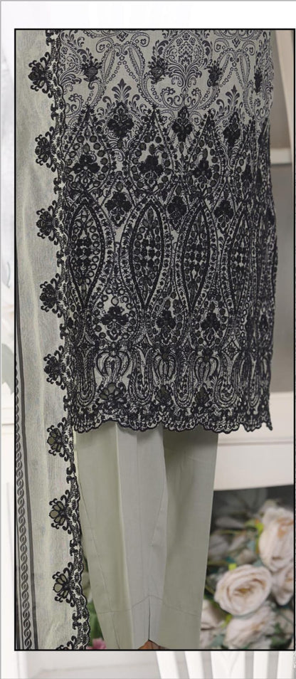 Venice By HZ | Unstitch 3 Pc Heavy Chikankari Embroidered Lawn Collection