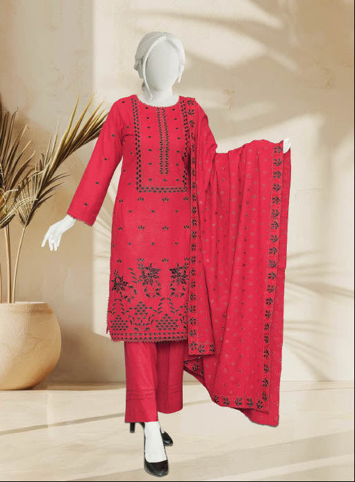 Amara By ABC | Unstitch 3 Pc Embroidered Winter Slub Collection Vol 2