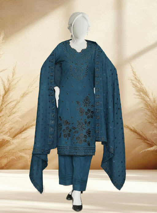 Amara By ABC | Unstitch 3 Pc Embroidered Winter Slub Collection Vol 2