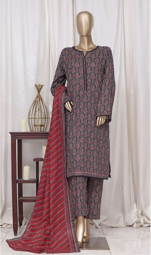 Bin Saeed | Stitched 3pc Printed Cotton Collection
