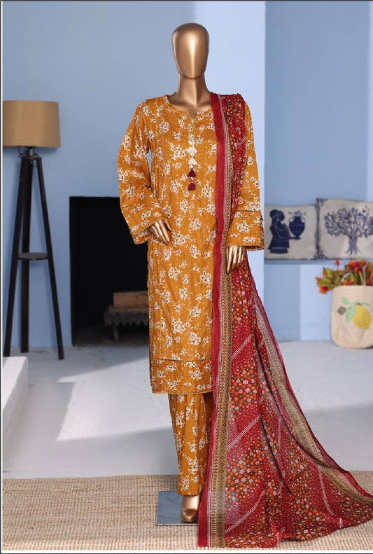 Bin Saeed | Stitch 3 Pc Embroidered Lawn Pintex Collection