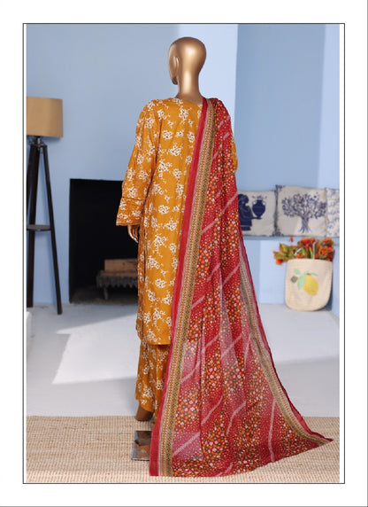 Bin Saeed | Stitch 3 Pc Embroidered Lawn Pintex Collection