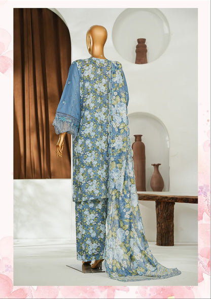 Bin Saeed | Stitch 3 Pc Luxury Embroidered Lawn Collection