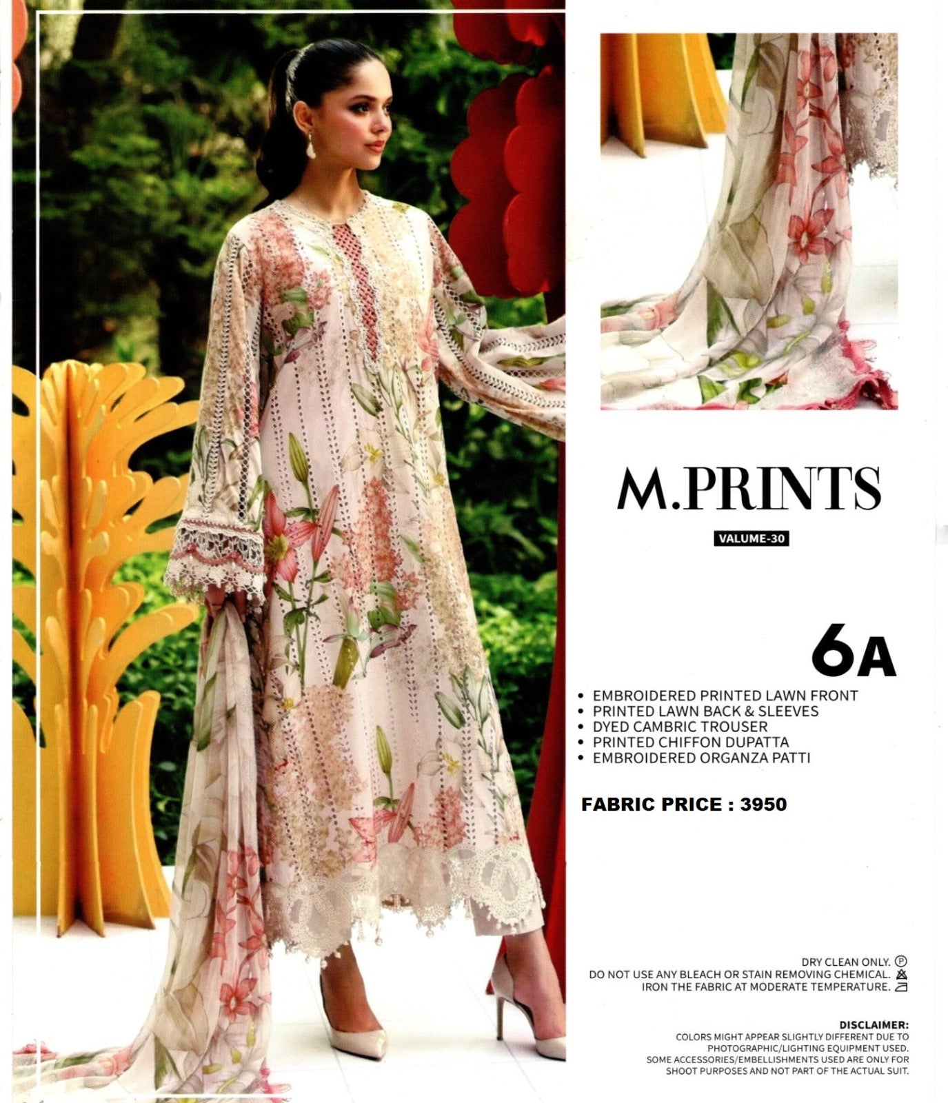 MARIA B | UNSTITCHED 
Embroidered Master Replica 3-Piece Collection