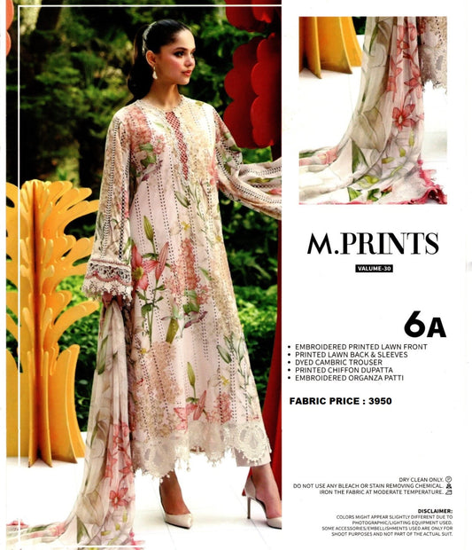 MARIA B | UNSTITCHED 
Embroidered Master Replica 3-Piece Collection