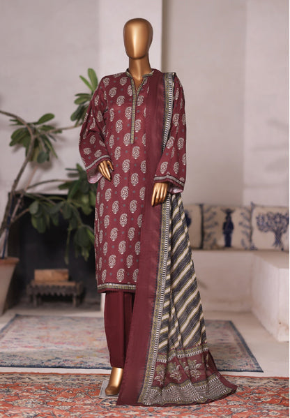 Bin Saeed | Stitched 3pc Printed Cotton Collection