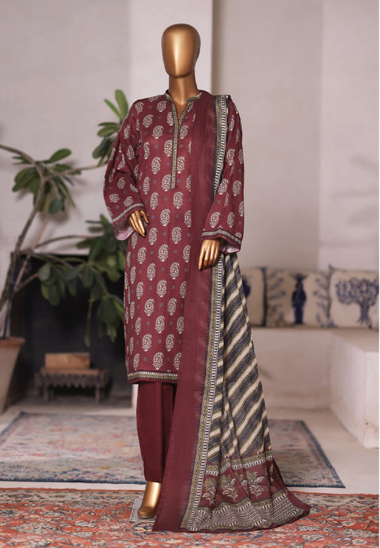 Bin Saeed | Stitched 3pc Printed Cotton Collection