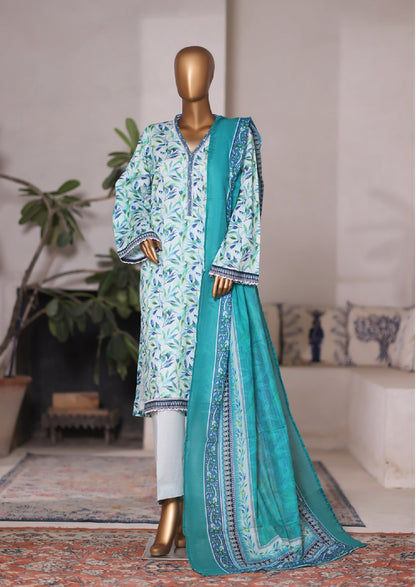 Bin Saeed | Stitched 3pc Printed Cotton Collection