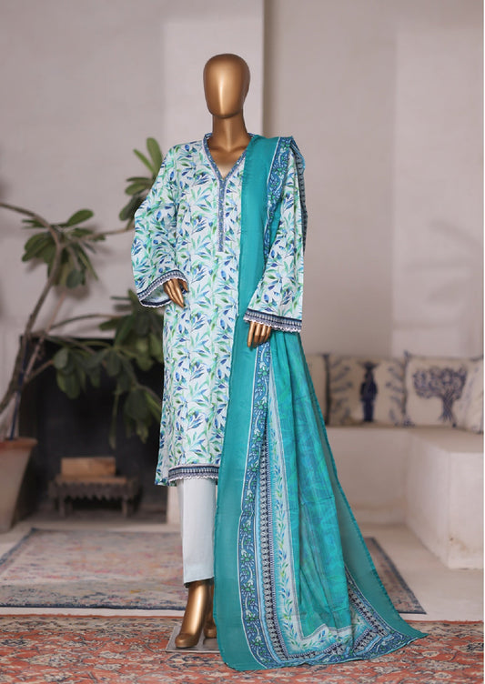 Bin Saeed | Stitched 3pc Printed Cotton Collection