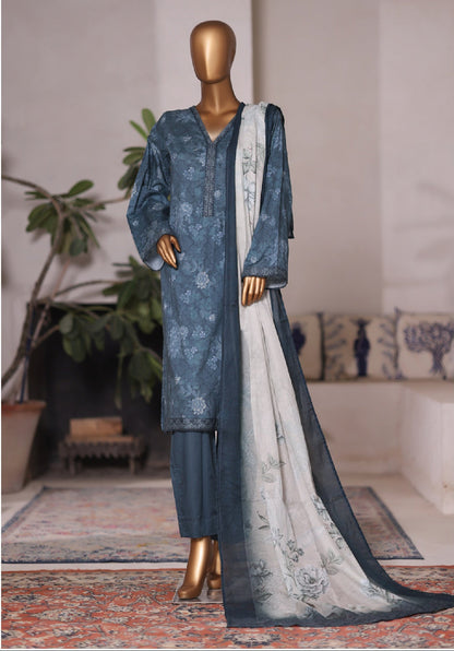 Bin Saeed | Stitched 3pc Printed Cotton Collection
