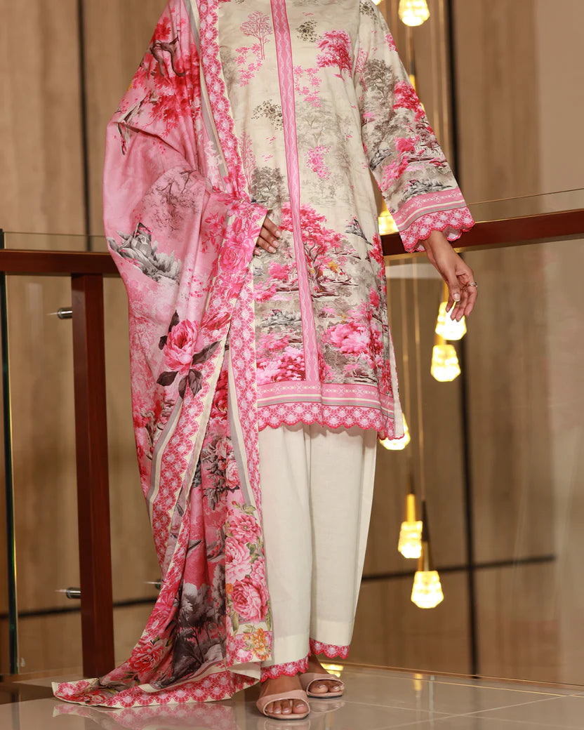 Chameli  | Unstitch 3 Pc Printed Lawn Collection