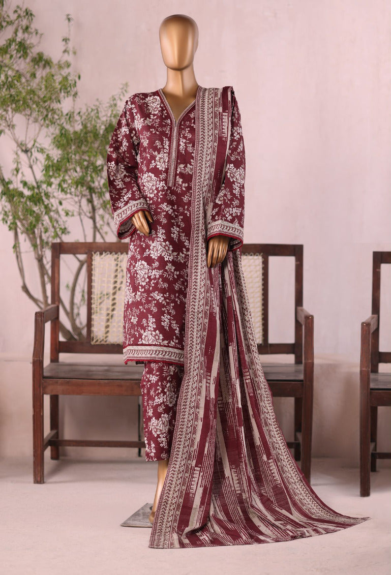 Bin Saeed | Stitched 3PC Printed Khaddar Collection