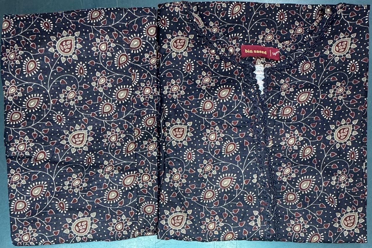 Bin Saeed | Stitched 2PC Printed Khaddar Collection