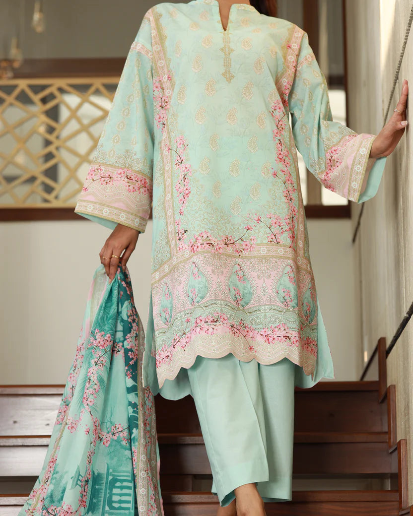 Chameli  | Unstitch 3 Pc Printed Lawn Collection