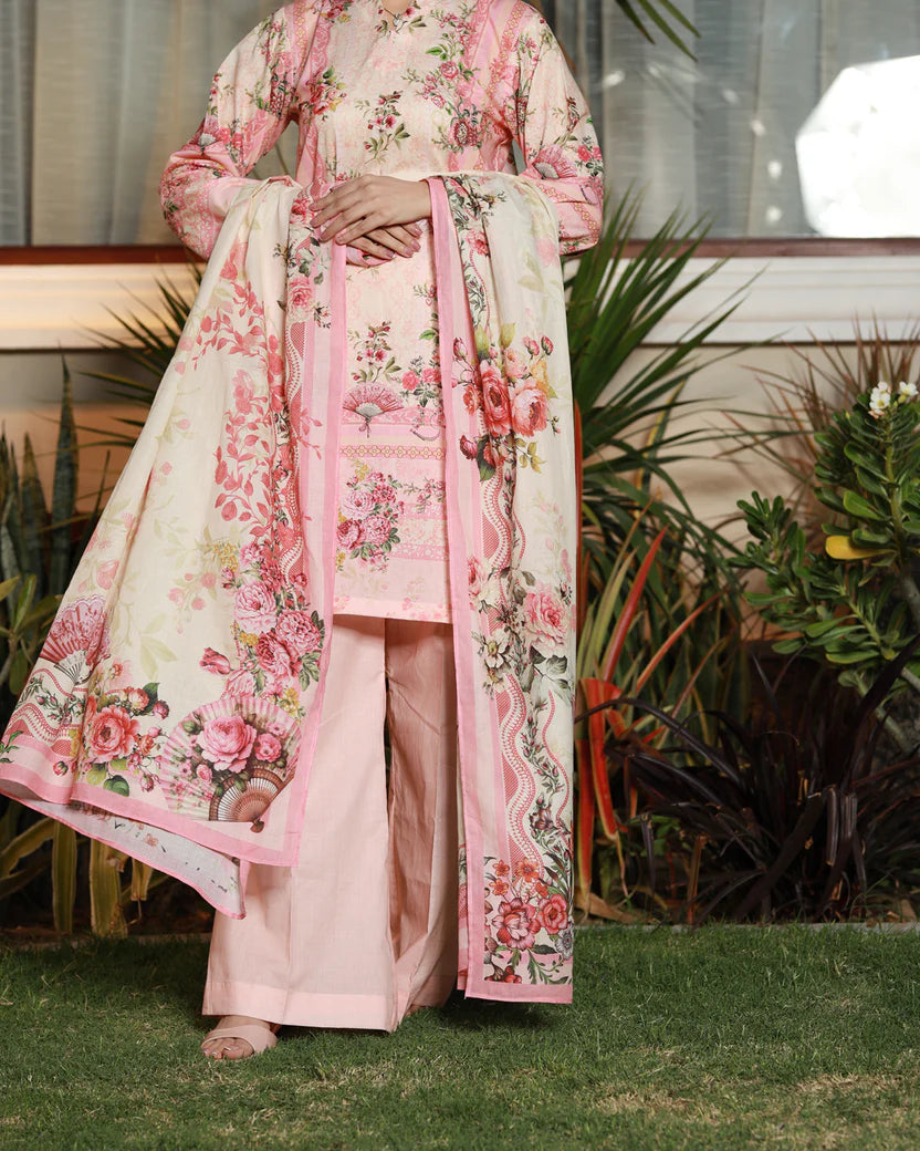 Chameli  | Unstitch 3 Pc Printed Lawn Collection