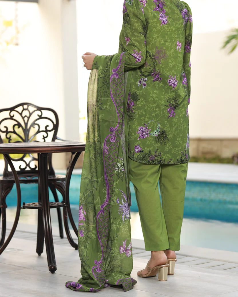 Chameli  | Unstitch 3 Pc Printed Lawn Collection