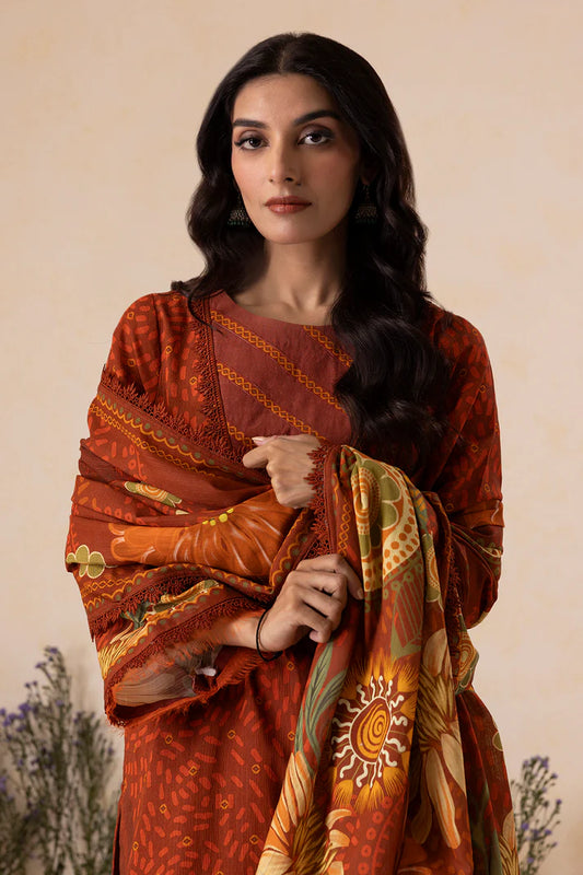 Zellbury | Unstitched 3 Pc Printed Printed Khaddar Collection