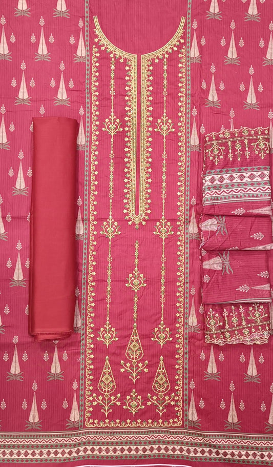 Bin Saeed | Unstitched 3pc Embroidered Khaddar Collection