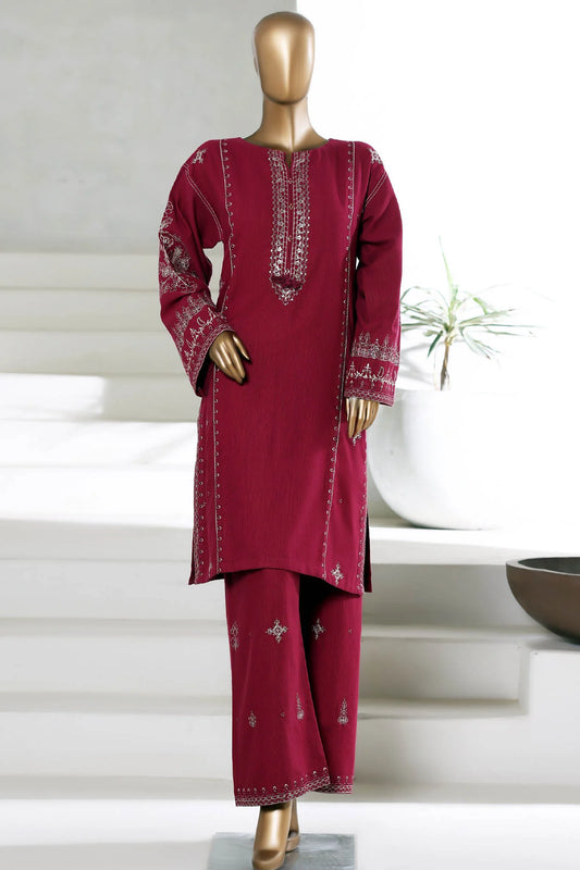 Sada Bahar | Stitched 2 Pc Embroidered Textured Cotton Winter Collection