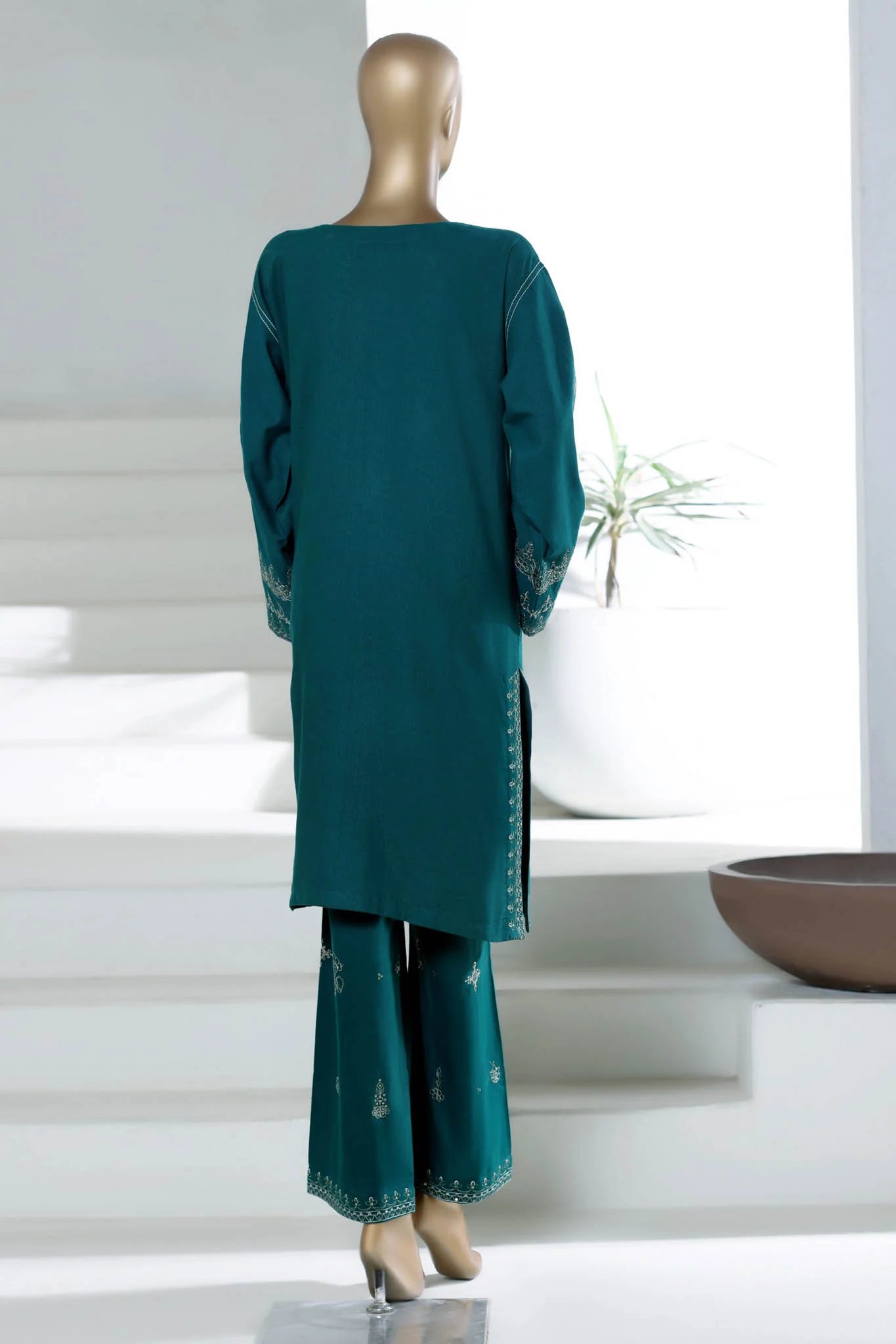 Sada Bahar | Stitched 2 Pc Embroidered Textured Cotton Winter Collection