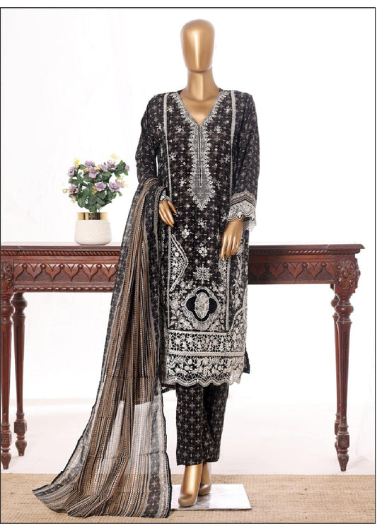 Bin Saeed | Stitched 3 Pc Embroidered Lawn Collection