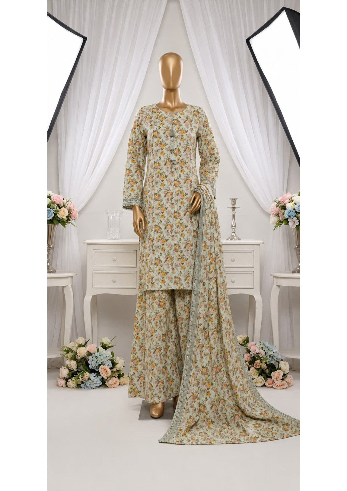RIWAYAT | Stitched 3 Piece Printed Lawn Collection for Women