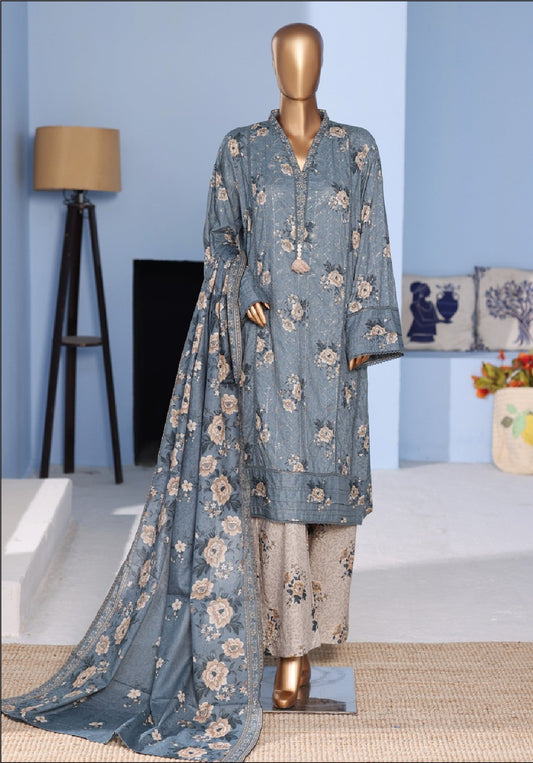 Bin Saeed | Stitch 3 Pc Embroidered Lawn Pintex Collection