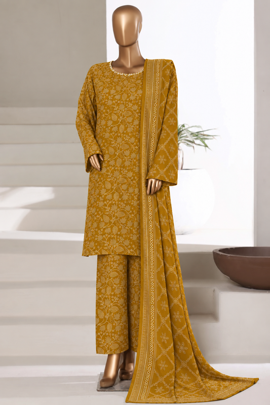 BIN SAEED | Stitch 3PC Printed Khaddar Collection – Premium Winter Collection