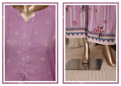 Sada Bahar | Stitched Printed Short Shirt Khaddar  With Flapper Trouser