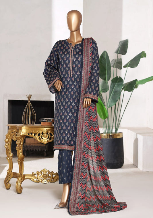 Bin Saeed | Stitched 3pc Printed Cotton Collection