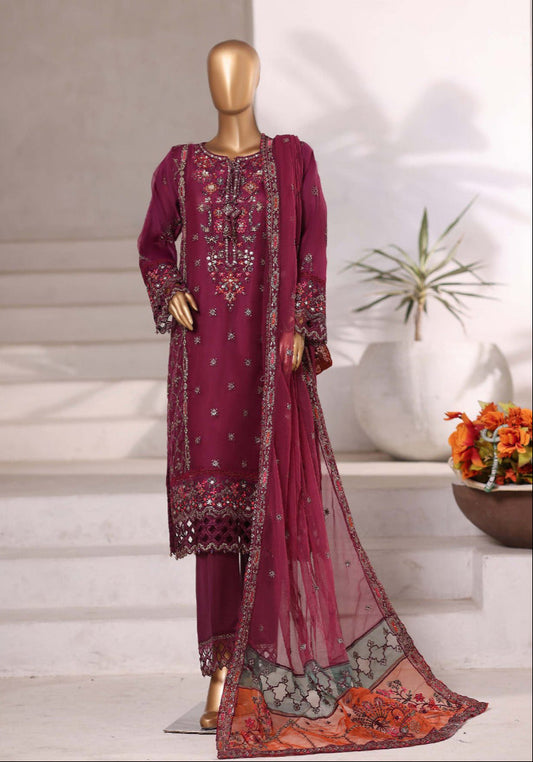 SADABAHAR | Mahpara Organza Stitched 3PC Collection.