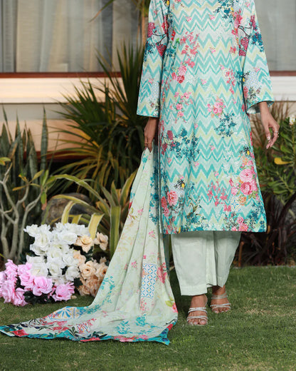 Chameli  | Unstitch 3 Pc Printed Lawn Collection