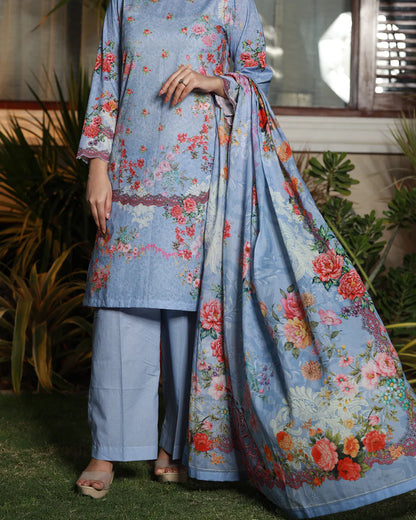 Chameli  | Unstitch 3 Pc Printed Lawn Collection
