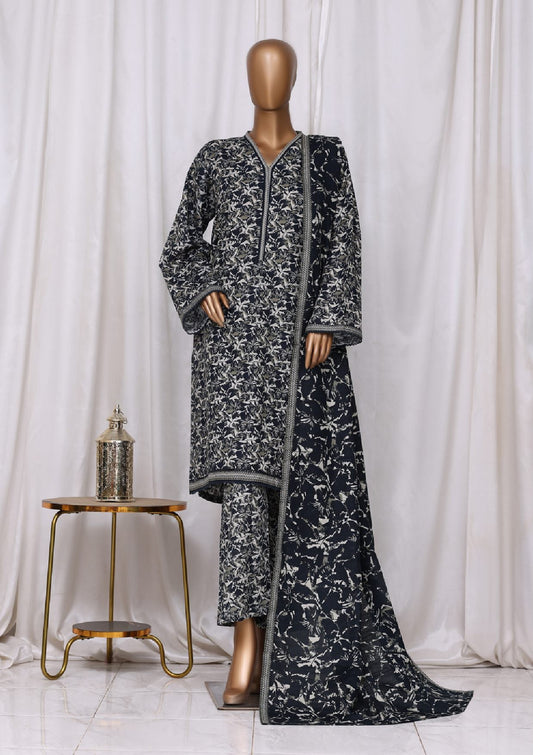 Bin Saeed | Stitched 3pc Printed Khaddar Collection
