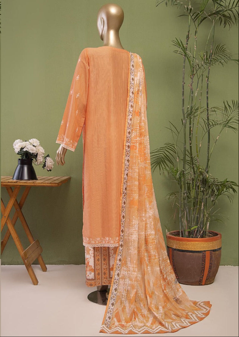 HZ by Oriental Prinkari Embroidered 3PC Unstitched Collection