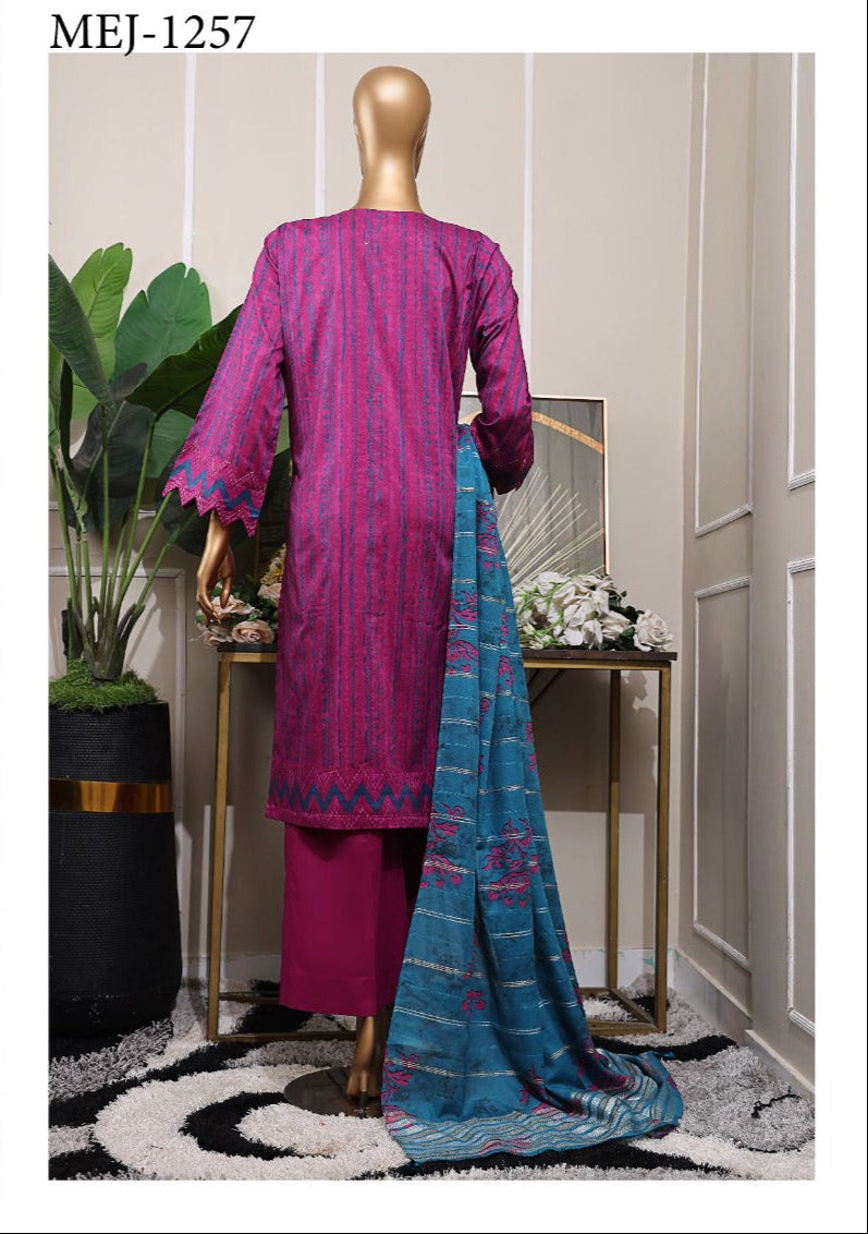 HZ by MAHEE | Embroidered Fancy Jacquard Lawn Unstitched 3PC Collection