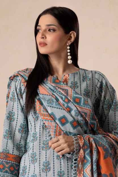 Zellbury | Unstitched 3 Pc Printed Printed Khaddar Collection
