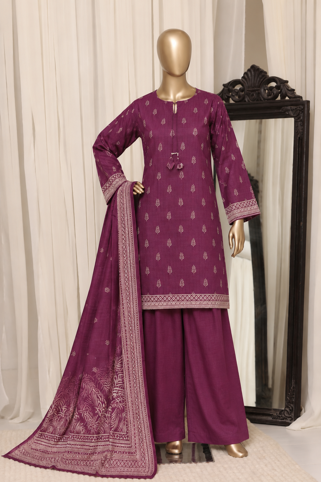 BIN SAEED | Stitch 3PC Printed Khaddar Collection – Premium Winter Collection