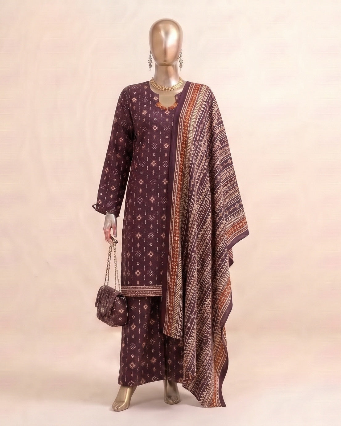 BIN SAEED | Stitch 3PC Printed Khaddar Collection – Premium Winter Collection